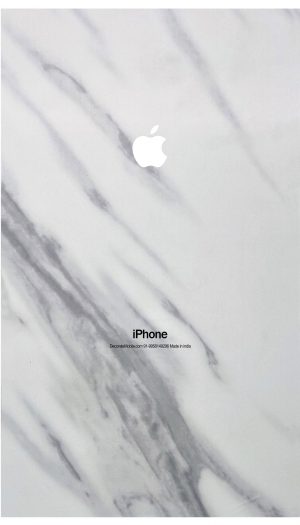 Matte Marble Granite White Stone iPhone Lamination